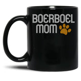 Boerboel Mom Black Coffee Mug, Gift Coffee Mug