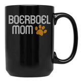 Boerboel Mom Black Coffee Mug, Gift Coffee Mug - Black