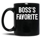 Boss'S Favorite - Funny Coworker Gift Black Coffee Mug, Gift Coffee Mug