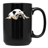 Bulldog - Funny English Bulldog Black Coffee Mug, Gift Coffee Mug - Black