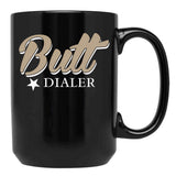 Butt Dialer Funny Cell Phone Black Coffee Mug, Gift Coffee Mug - Black