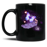 Butterfly (1) Black Coffee Mug
