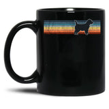 Cairn Terrier Vintage Retro Pet Lover Black Coffee Mug, Gift Coffee Mug