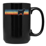 Cairn Terrier Vintage Retro Pet Lover Black Coffee Mug, Gift Coffee Mug - Black