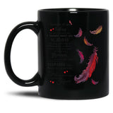Cardinal I Thought Of You Today But That Is Nothing Black Coffee Mug