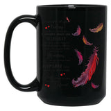 Cardinal I Thought Of You Today But That Is Nothing Black Coffee Mug