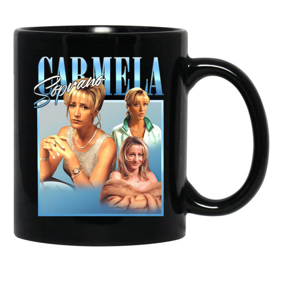 Carmela Soprano Classic Black Coffee Mug, Gift Coffee Mug - Black