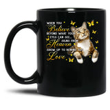 Cat Lover Black Coffee Mug