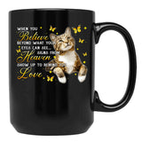 Cat Lover Black Coffee Mug - Black