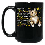 Cat Lover Black Coffee Mug