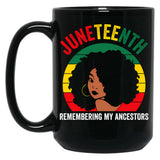 Celebrate Juneteenth Black Coffee Mug