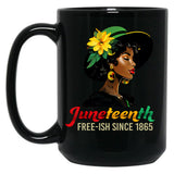 Celebrating Black Freedom Day 1865 Black Coffee Mug