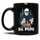 Chicago Pope Leo Xiv Da Pope Black Coffee Mug