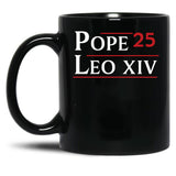 Chicago Pope Leo Xiv (1) Black Coffee Mug