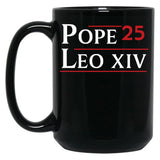 Chicago Pope Leo Xiv (1) Black Coffee Mug