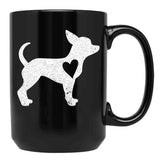 Chihuahua Dog Lover Black Coffee Mug, Gift Coffee Mug - Black