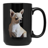 Chihuahua Black Coffee Mug, Gift Coffee Mug - Black