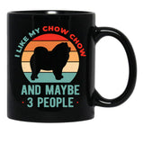 Chow Chow Black Coffee Mug, Gift Coffee Mug - Black