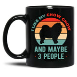 Chow Chow Black Coffee Mug, Gift Coffee Mug