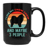 Chow Chow Black Coffee Mug, Gift Coffee Mug - Black