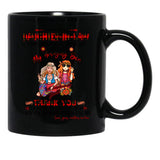 Christmas - To My Daughter-In-Law - Hippie - Circus Black Coffee Mug - Black
