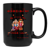 Christmas - To My Daughter-In-Law - Hippie - Circus Black Coffee Mug - Black