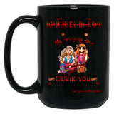 Christmas - To My Daughter-In-Law - Hippie - Circus Black Coffee Mug