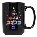 Christmas-Tree-Sewing-Gift-For-Funny-Christmas-Lover Black Coffee Mug, Gift Coffee Mug - Black