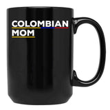 Colombian Mom Black Coffee Mug, Gift Coffee Mug - Black