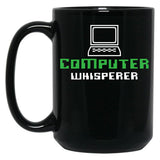 Computer Whisperer Computer Programmer Computer Repair Black Coffee Mug, Gift Coffee Mug