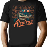Cool Alligator Alcatraz Black T-Shirt - Black