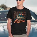 Cool Alligator Alcatraz Black T-Shirt - Black