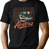 Cool Alligator Alcatraz Black T-Shirt