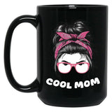 Cool Mom (4) Black Coffee Mug, Gift Coffee Mug