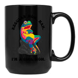 Cool Mom (5) Black Coffee Mug, Gift Coffee Mug - Black