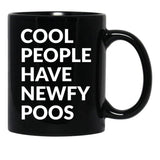 Cool People Have Newfypoos Cute Newfypoo Dog Gift Black Coffee Mug, Gift Coffee Mug - Black