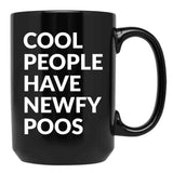 Cool People Have Newfypoos Cute Newfypoo Dog Gift Black Coffee Mug, Gift Coffee Mug - Black