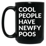 Cool People Have Newfypoos Cute Newfypoo Dog Gift Black Coffee Mug, Gift Coffee Mug