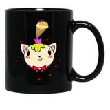 Copie De Cat Mom Black Coffee Mug, Gift Coffee Mug - Black