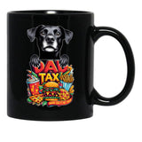 De Dad Tax Black Coffee Mug - Black