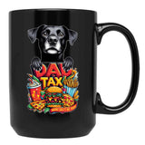 De Dad Tax Black Coffee Mug - Black