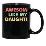 Copie De My Daughter In Law Is My Favorite Child Funny Parent Black Coffee Mug - Black