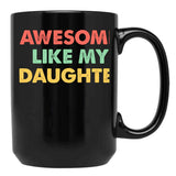 Copie De My Daughter In Law Is My Favorite Child Funny Parent Black Coffee Mug - Black