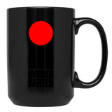 Cricket World Series Icon Black Coffee Mug, Gift Coffee Mug - Black