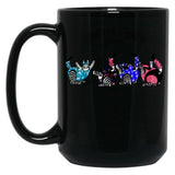 Cute Cat Feline Fitness Center Funny Cat Best Gift Ever Black Coffee Mug, Gift Coffee Mug