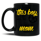 Cute Soccer Mom Shirt World Cup Cool Quote Saying Black Coffee Mug, Gift Coffee Mug