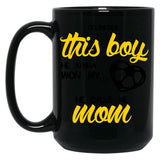 Cute Soccer Mom Shirt World Cup Cool Quote Saying Black Coffee Mug, Gift Coffee Mug