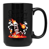 Cyber Security They Said It Would Be Fun Funny Cybersecurity Black Coffee Mug, Gift Coffee Mug - Black