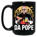Da Pope Chicago Pope Funny Leo Xiv Black Coffee Mug