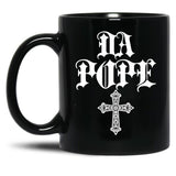Da Pope Chicago Pope Leo Black Coffee Mug